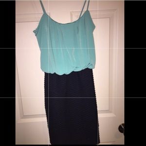 Blue dress